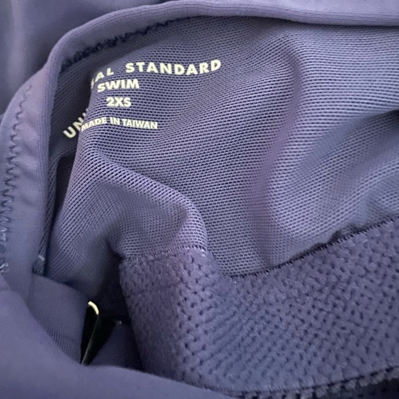 Universal Standard Blue One Piece Bathing Suit Swimsuit Women’s Size 6/8 NEW - Picture 5 of 6